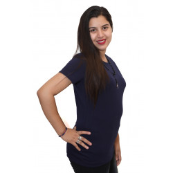Round neck Blue T- shirt
