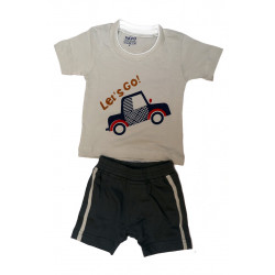 Grey T-shirt & Shorts